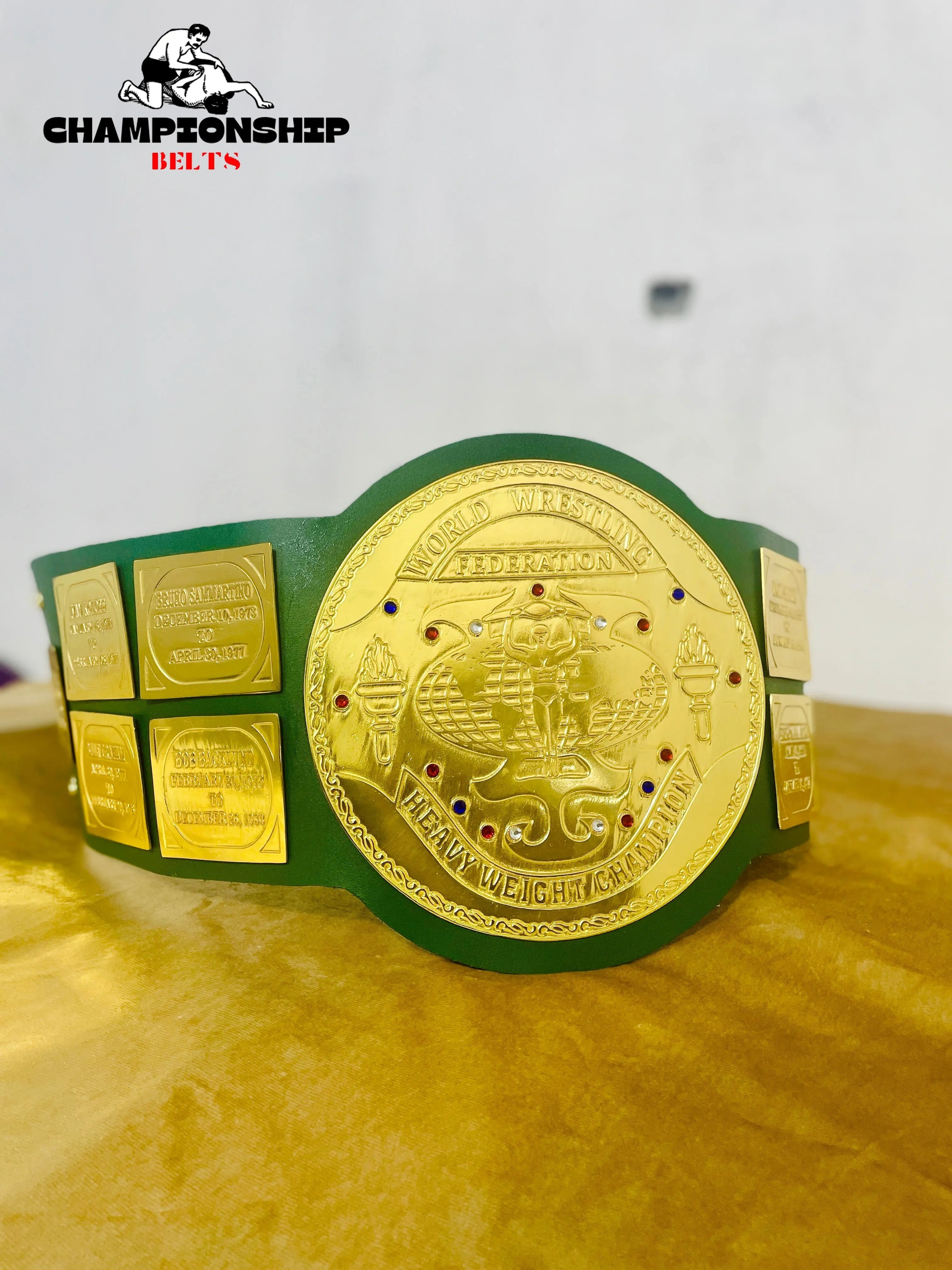 Big Green Heavyweight Wrestling Championship Title Belt ChampionshipBeltUS