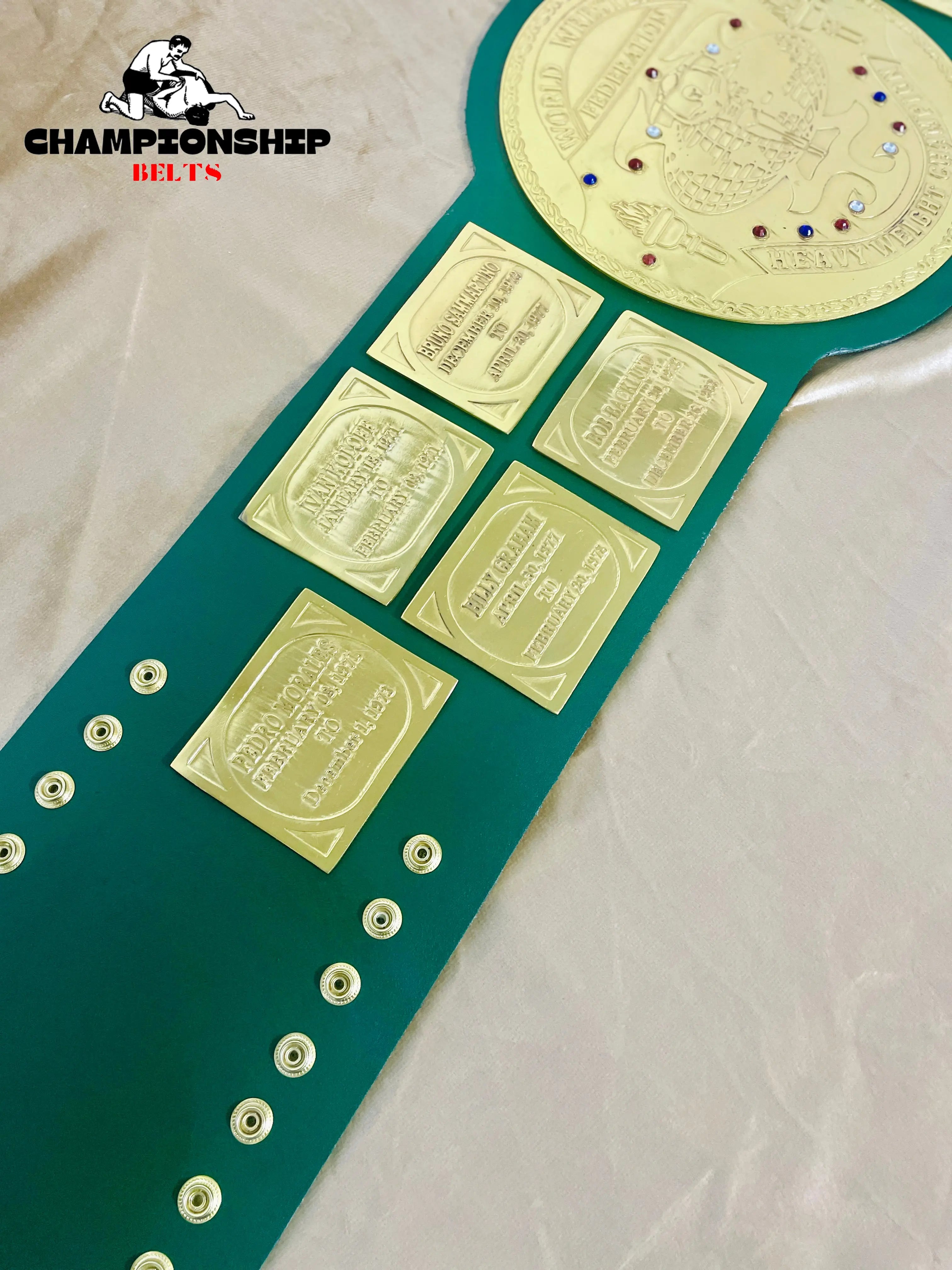 Big Green Heavyweight Wrestling Championship Title Belt ChampionshipBeltUS