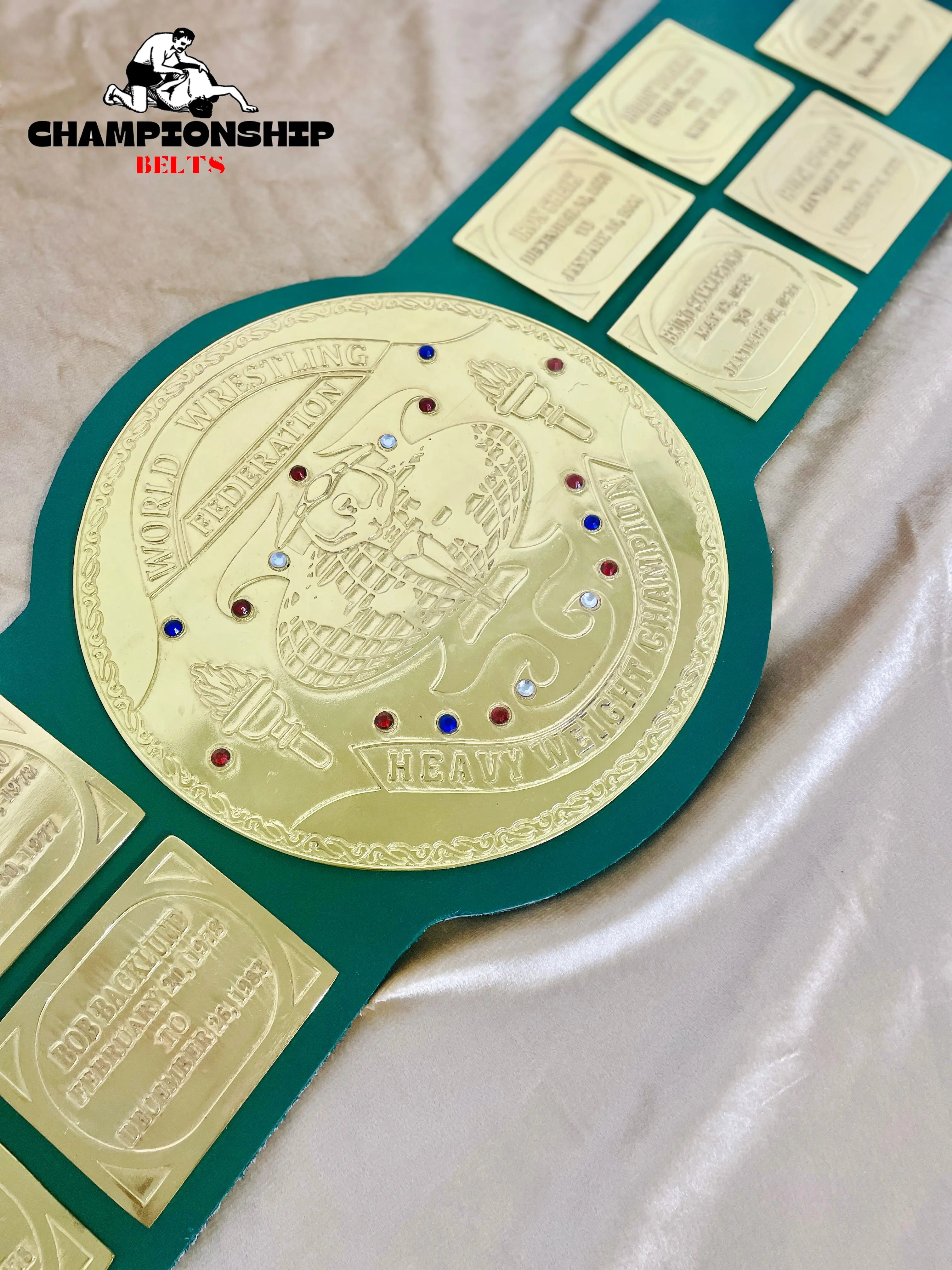Big Green Heavyweight Wrestling Championship Title Belt ChampionshipBeltUS
