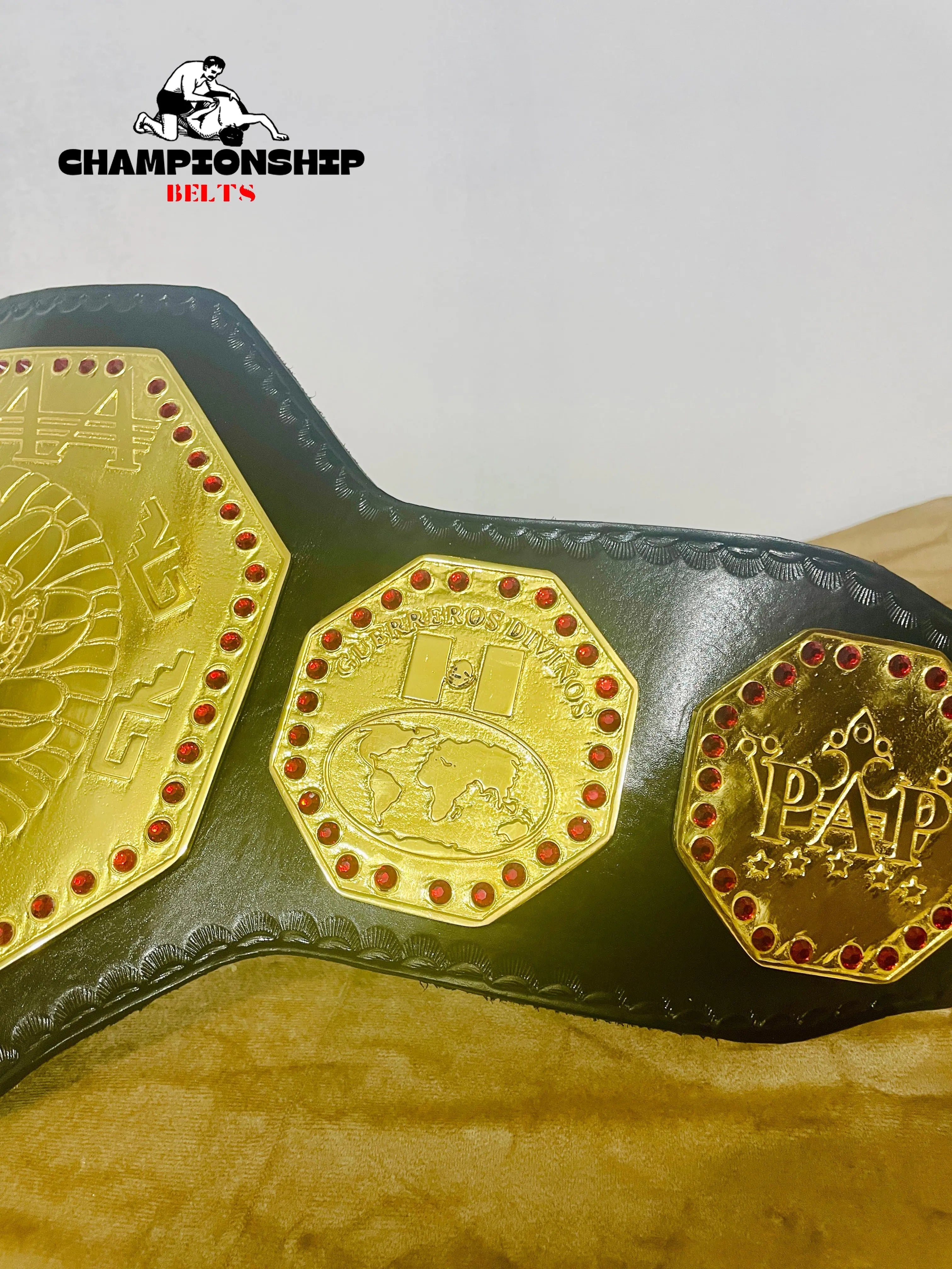 AAA Mega Championship Mexico Wrestling Championship Replica title Belt