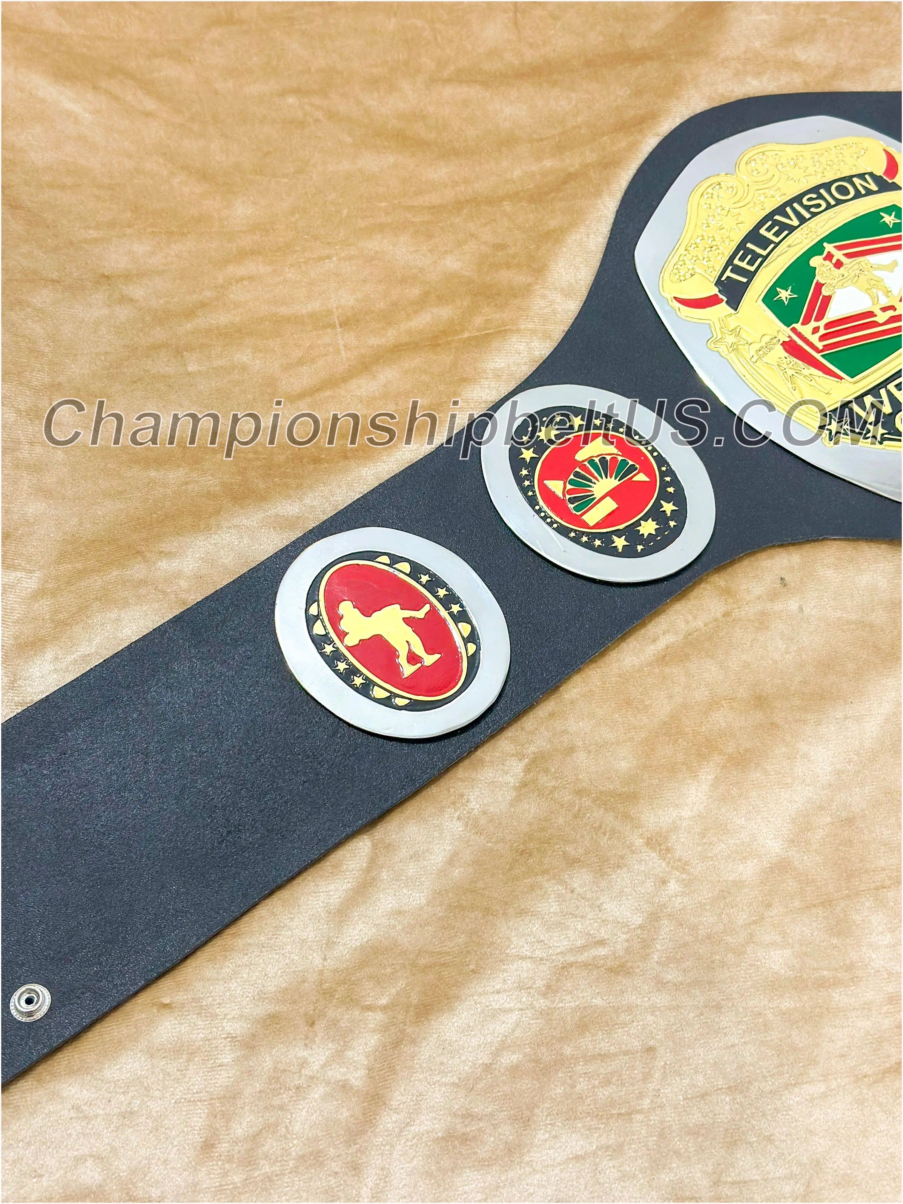 NWA Television Wrestling Champion Replica title Belt ChampionshipBeltUS
