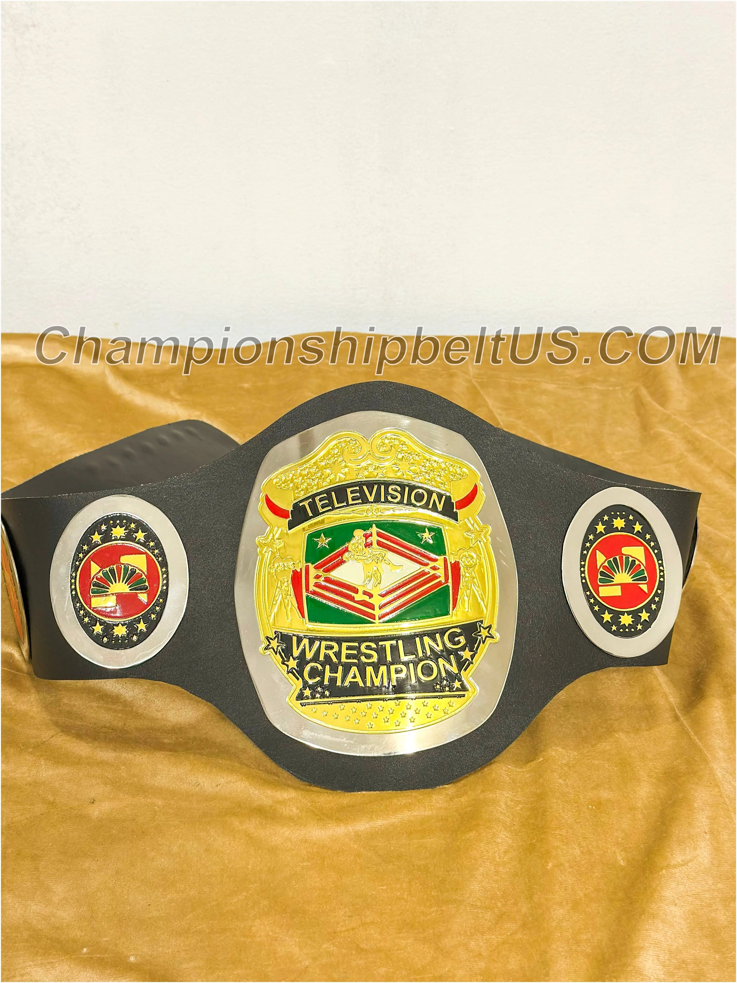 NWA Television Wrestling Champion Replica title Belt ChampionshipBeltUS