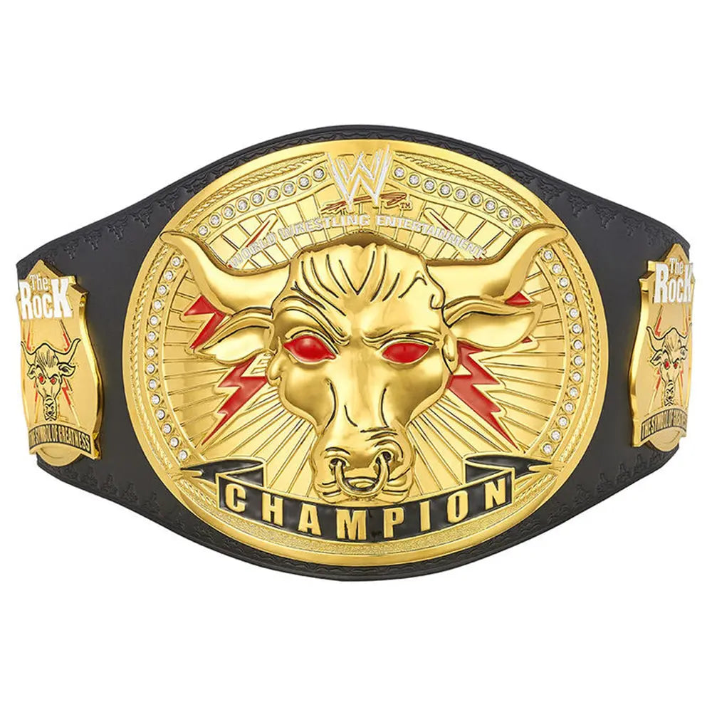 The Rock WWE Brahma Bull Championship Replica Title Belt - US BELTS