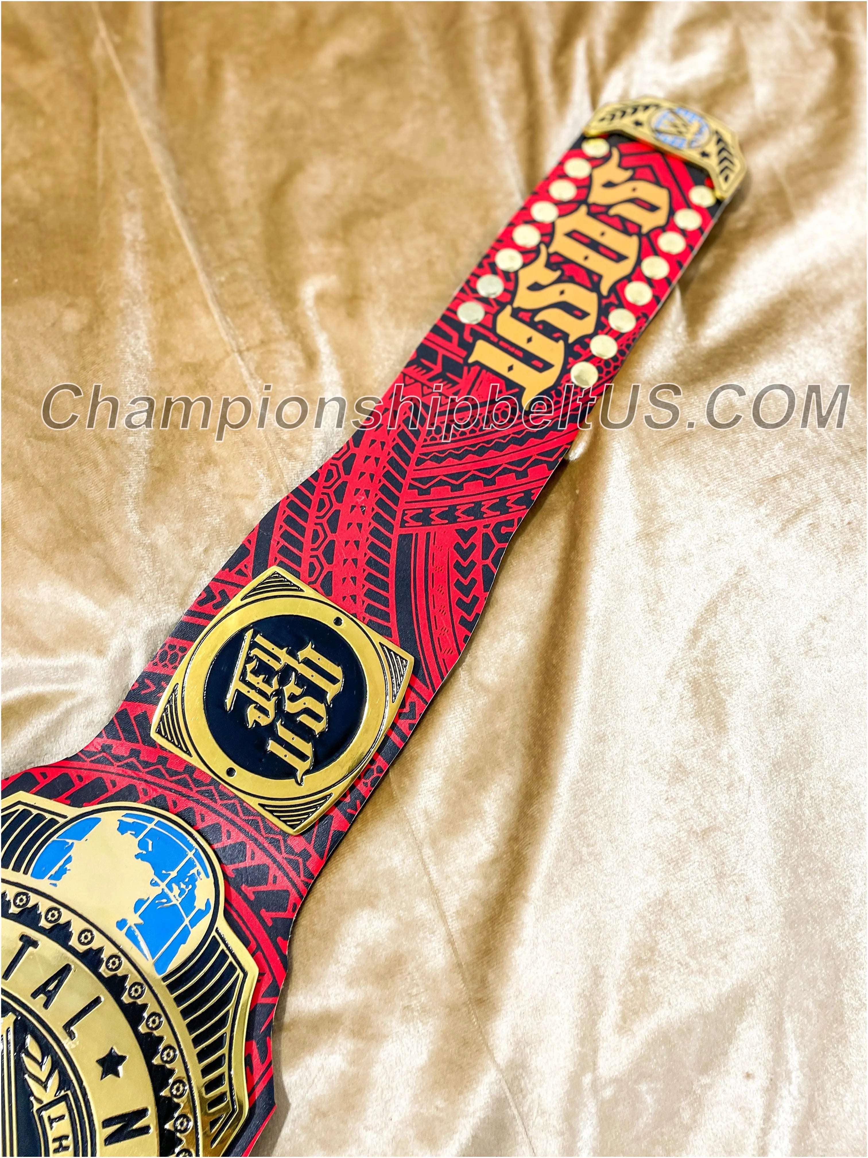 Jay Uso WWE Intercontinental Championship Replica Title Belt