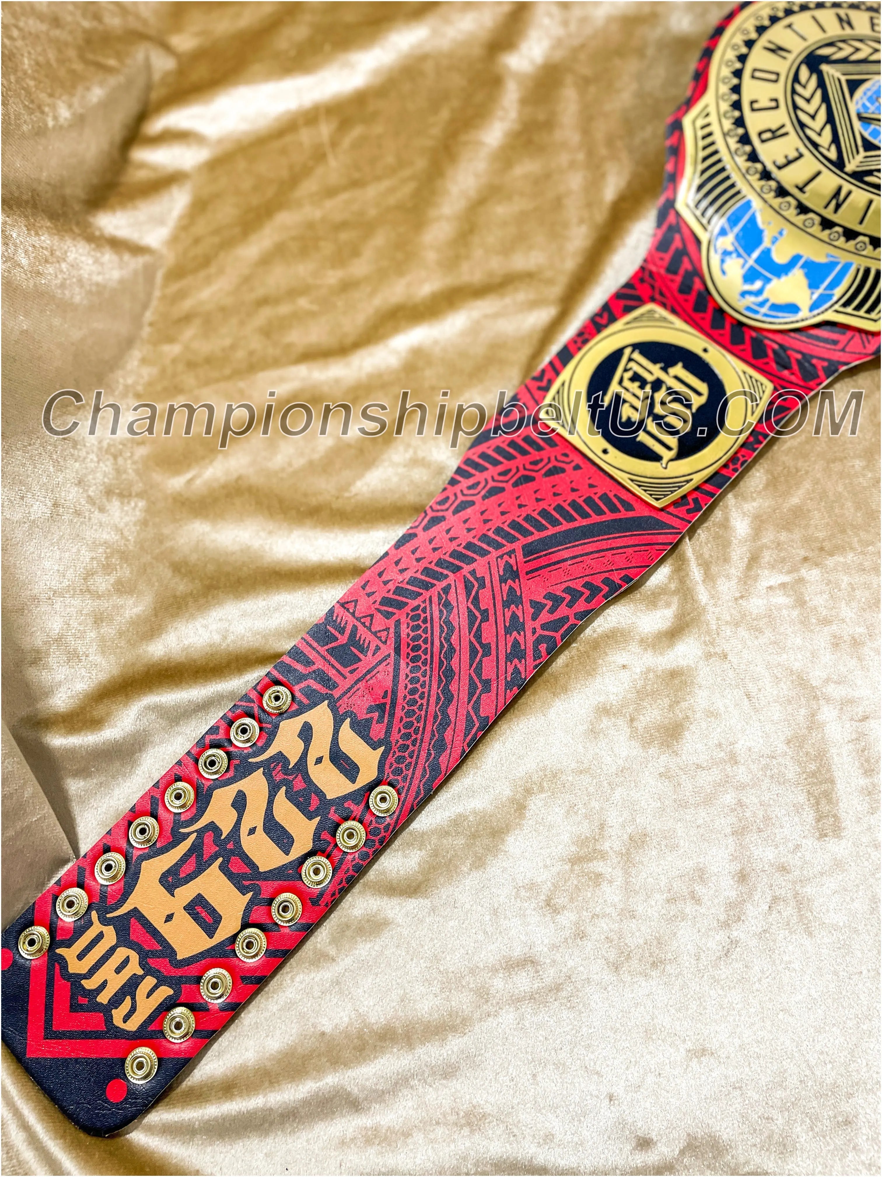 Jay Uso WWE Intercontinental Championship Replica Title Belt