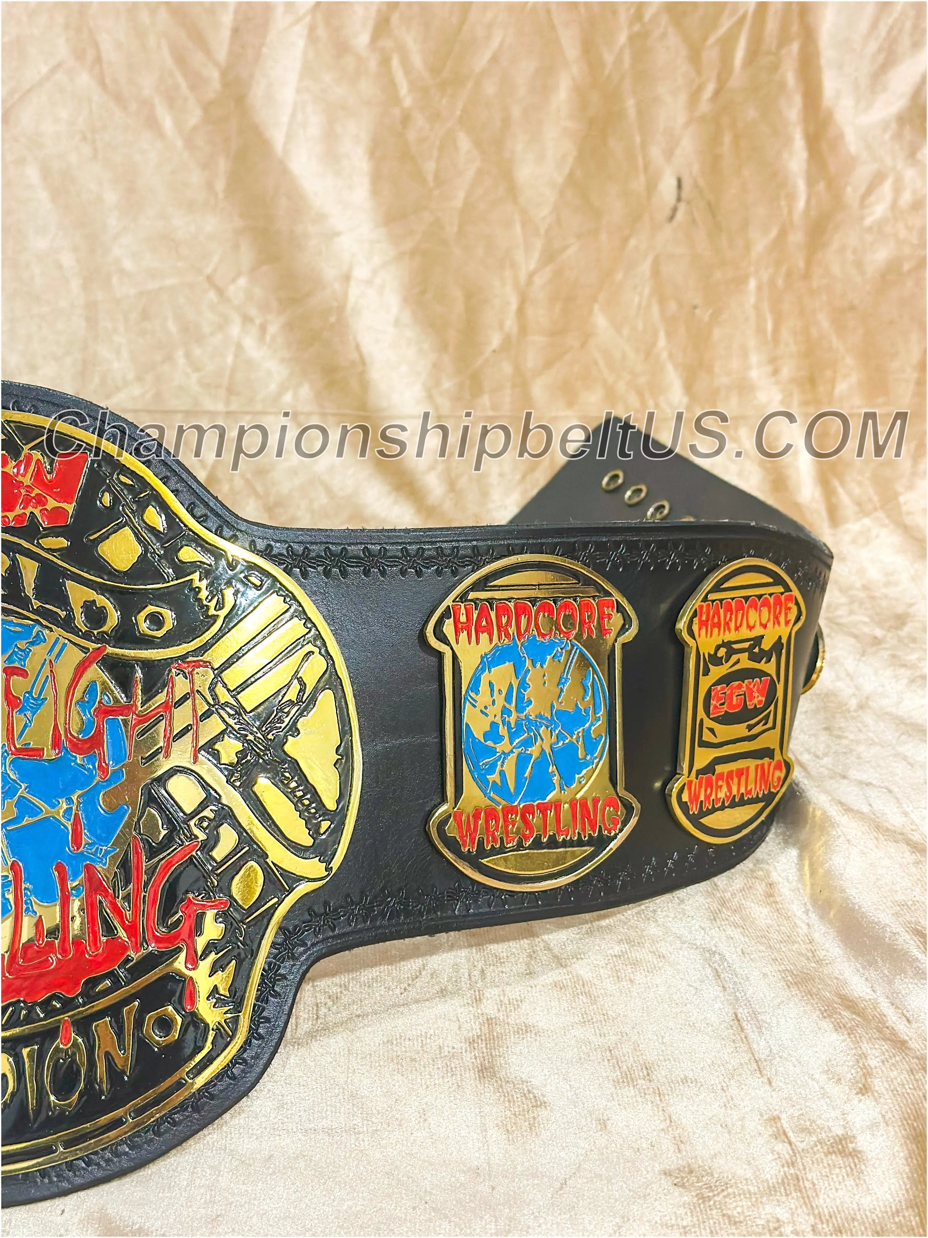 Hardcore World Heavyweight Championship Replica Wrestling Belt