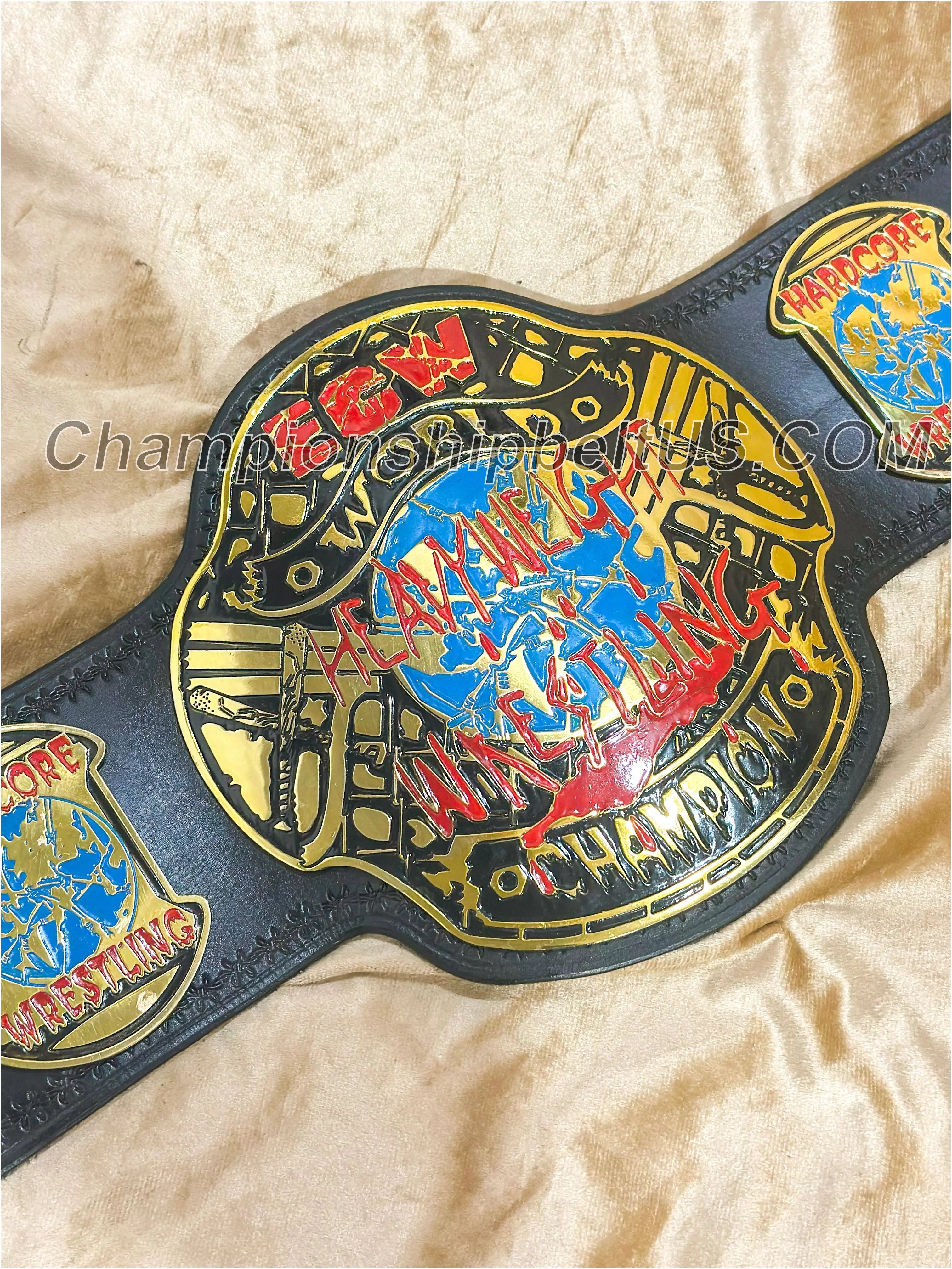Hardcore World Heavyweight Championship Replica Wrestling Belt