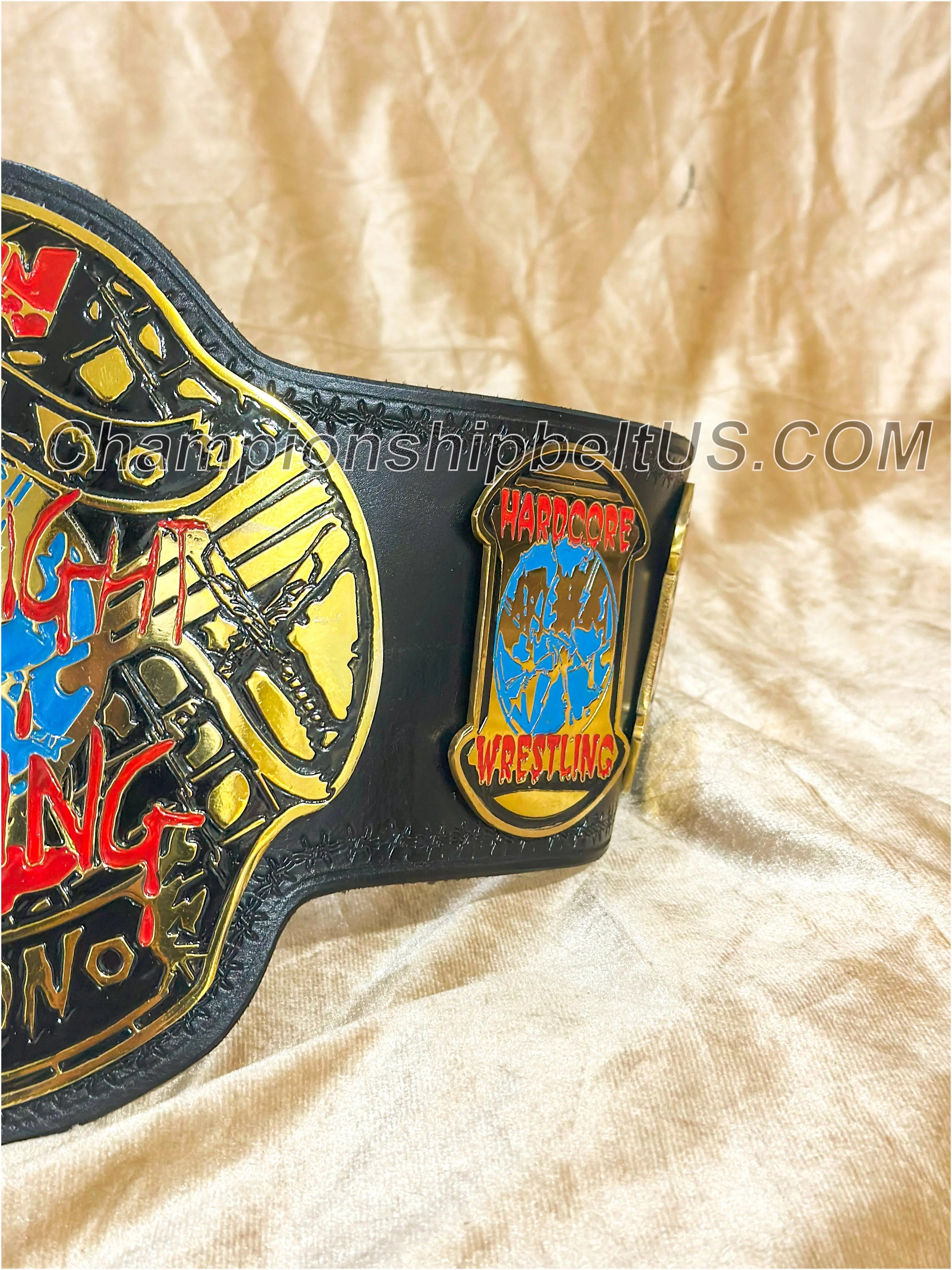 Hardcore World Heavyweight Championship Replica Wrestling Belt