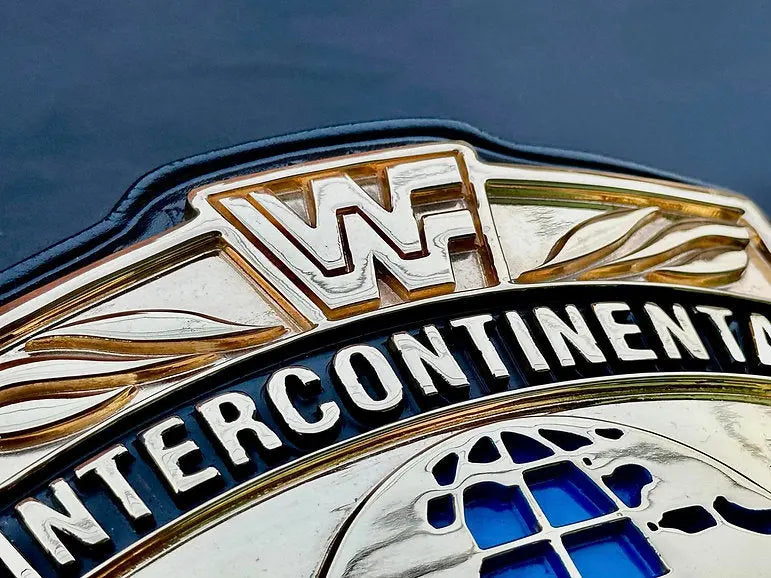 24K GOLD WWF Intercontinental Heavyweight Championship Belt