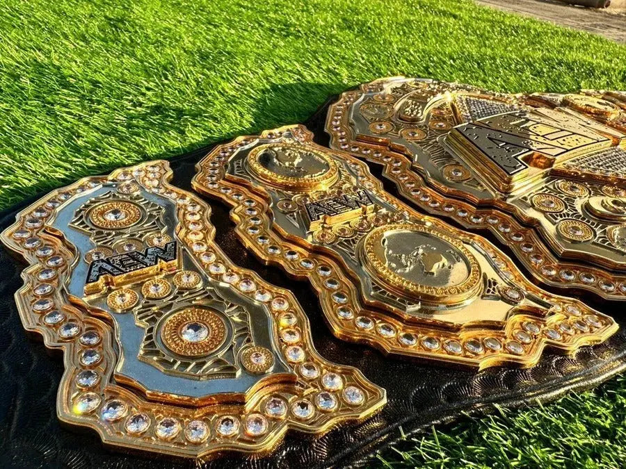 24K Gold AEW Heavyweight Championship Belt