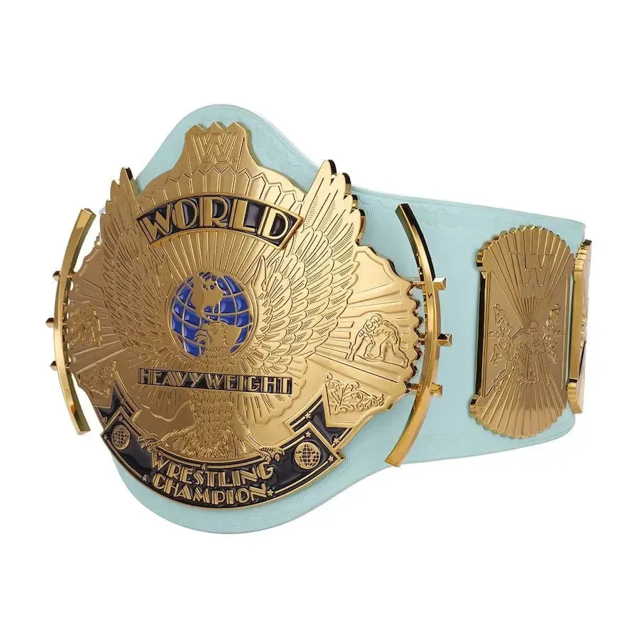 Light Blue WWE Winged Eagle Championship ChampionshipBeltUS