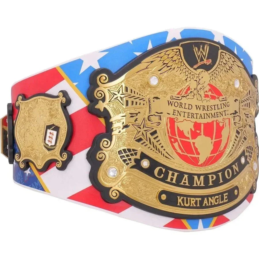 Kurt Angle Signature Series Wrestling Championship Replica Title Belt ChampionshipBeltUS