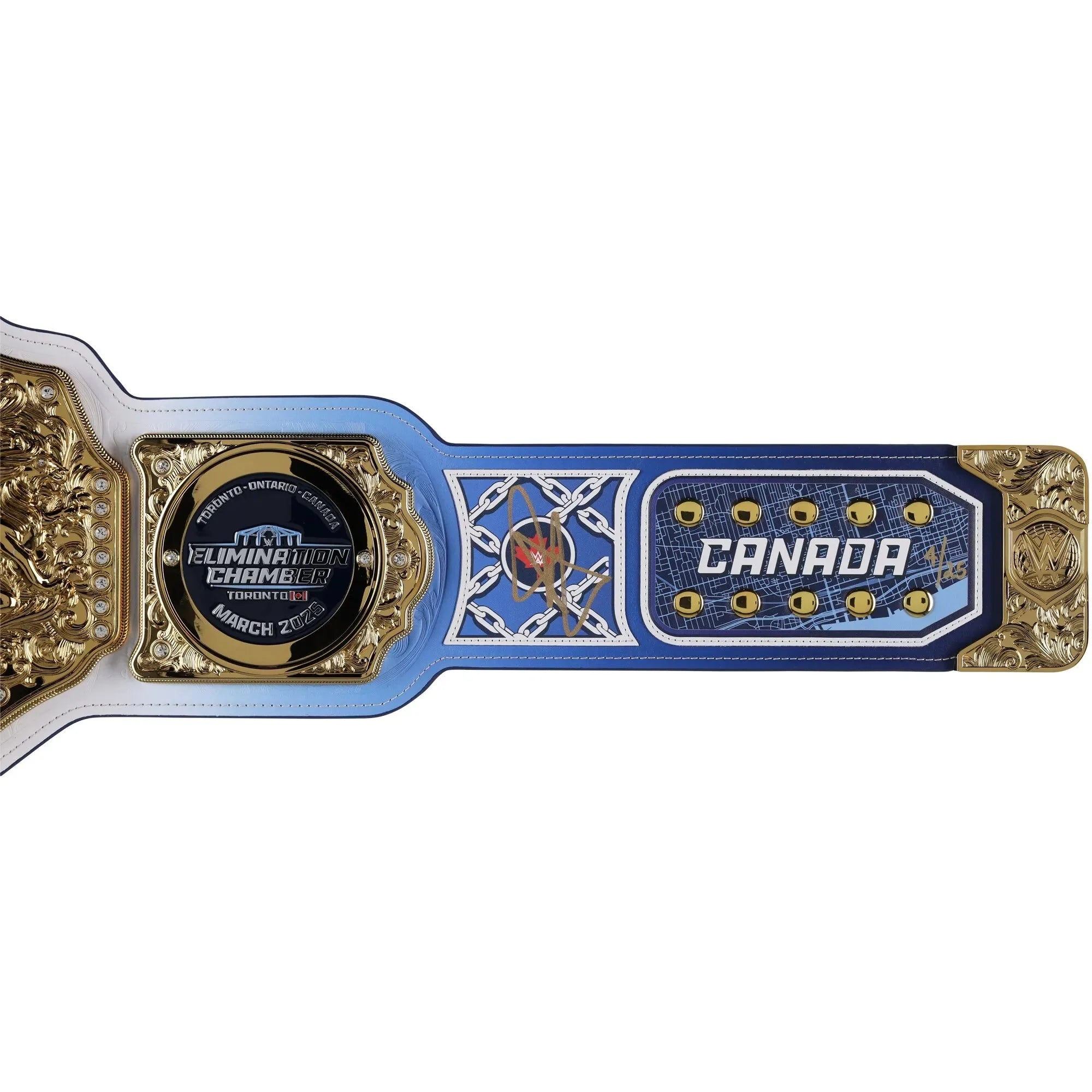 John Cena WWE Elimination Chamber Replica Title Belt ChampionshipBeltUS