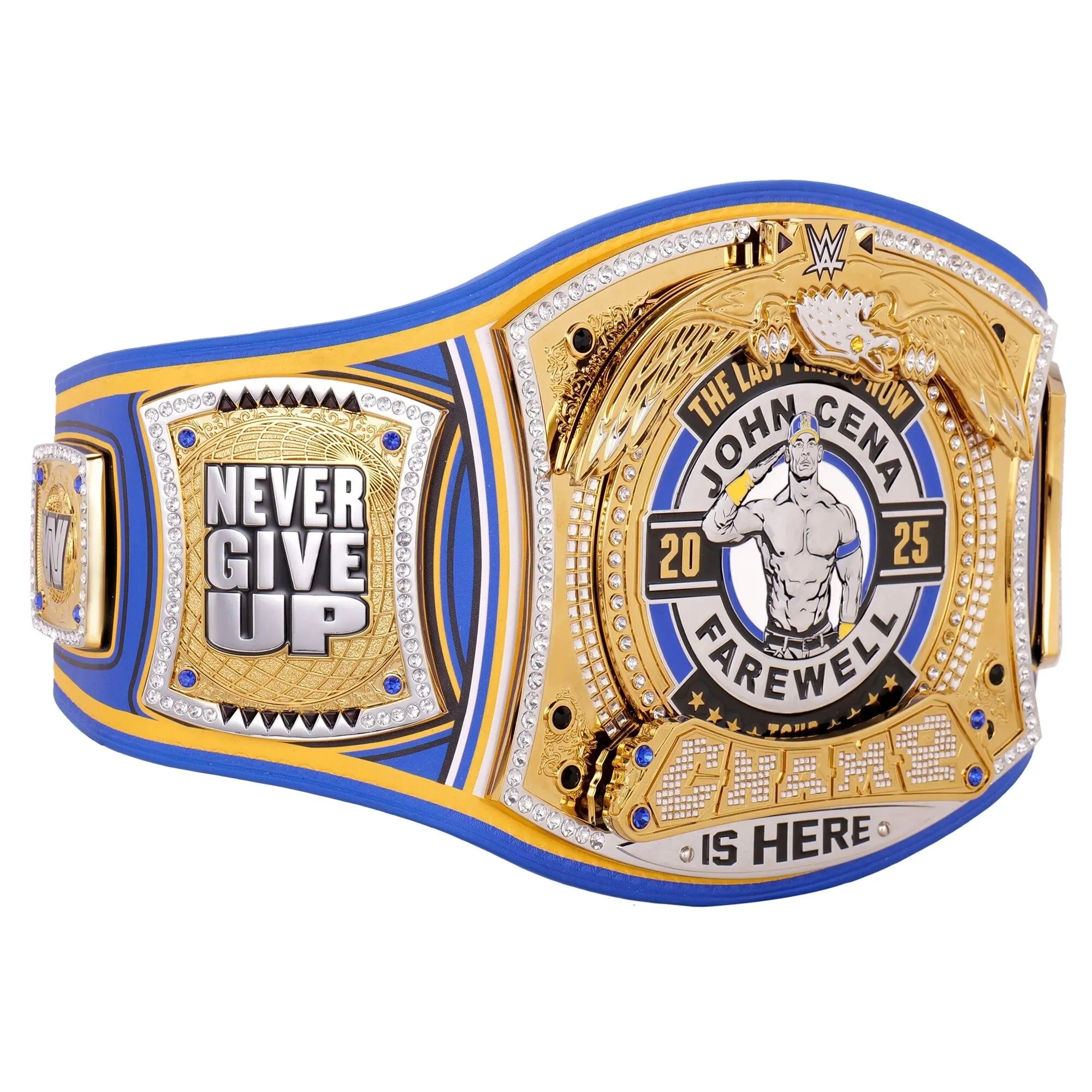 John Cena Farewell Tour 2025 Money In The Bank Los Angeles Spinner Championship Replica Title Belt (Copy) ChampionshipBeltUS