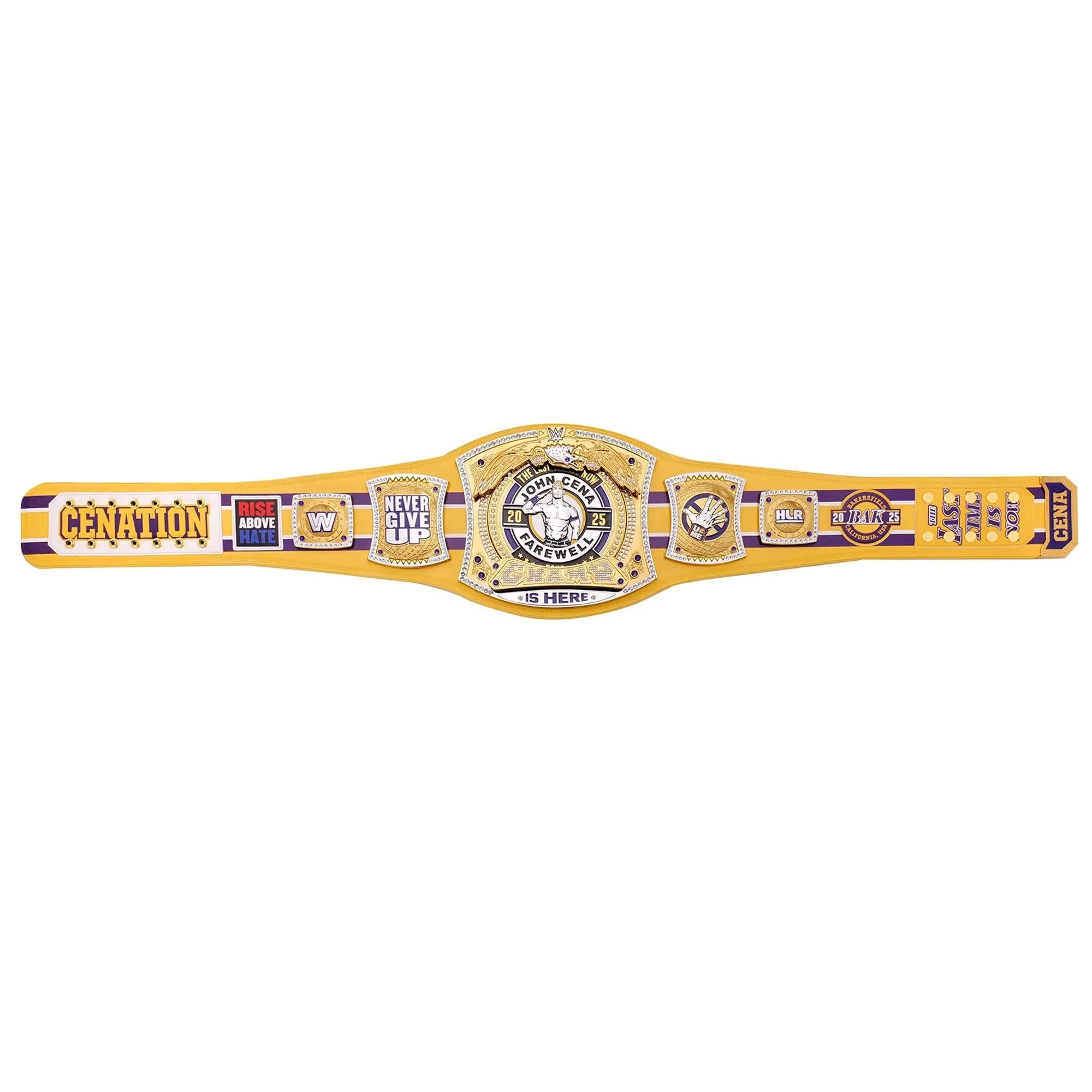 John Cena Farewell Tour 2025 Bakersfield Spinner Championship Replica Title Belt (Copy) ChampionshipBeltUS