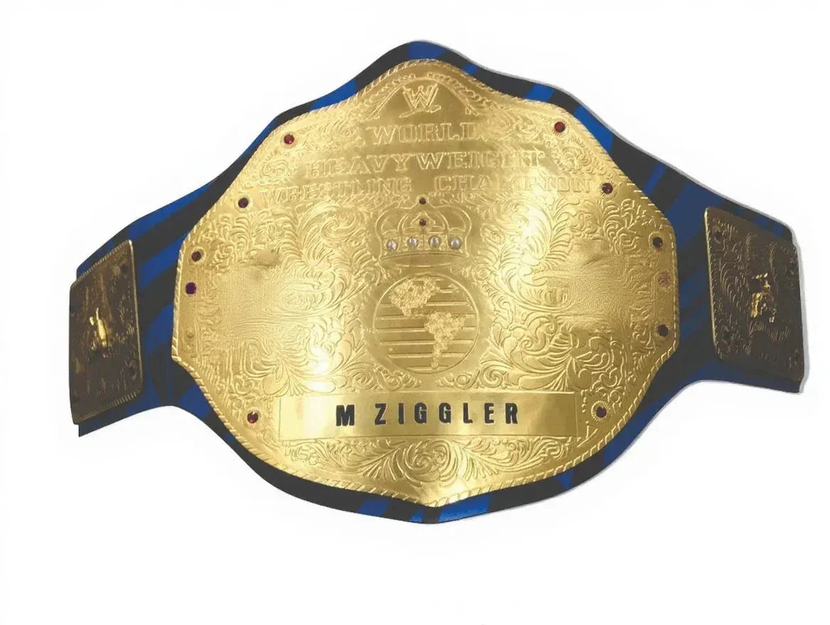 Custom Dolph Ziggler Big Gold World Heavyweight Championship Belt ChampionshipBeltUS