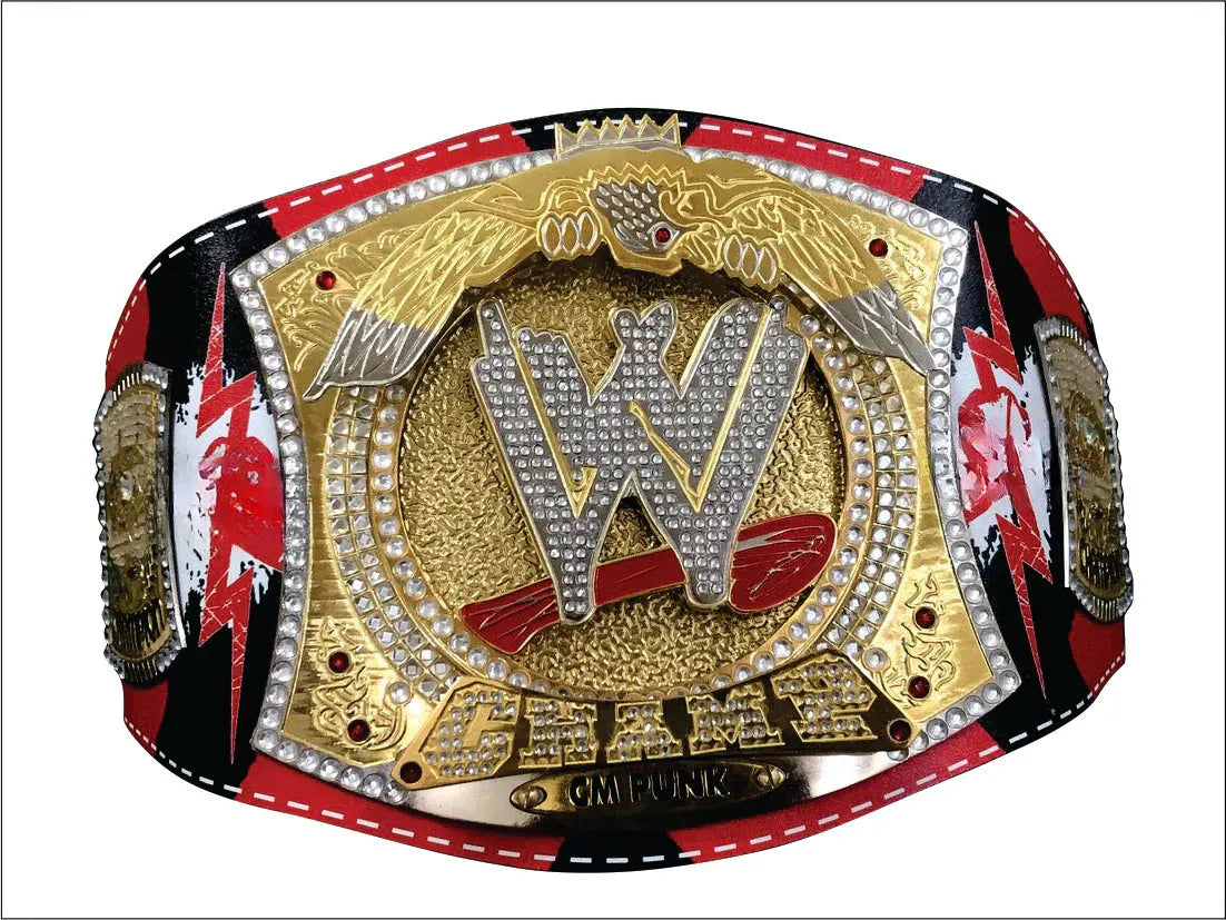 CM Punk Spinner World Heavyweight Championship Belt Replica ChampionshipBeltUS