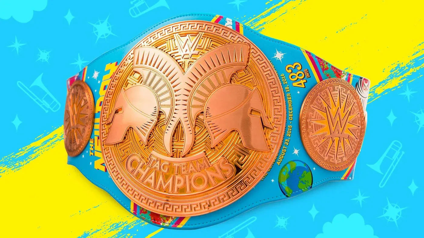 New Day Tag Team Championship Wrestling Title Belt ChampionshipBeltUS