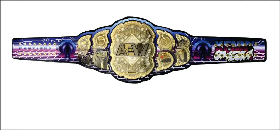 Kenny Omega Custom AEW World Heavyweight Championship Belt ChampionshipBeltUS
