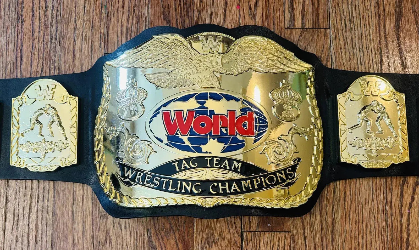 FANDU BLOCK LOGO CLASSIC TAG TEAM CHAMPIONSHIP REPLICA WRESTLING BELT