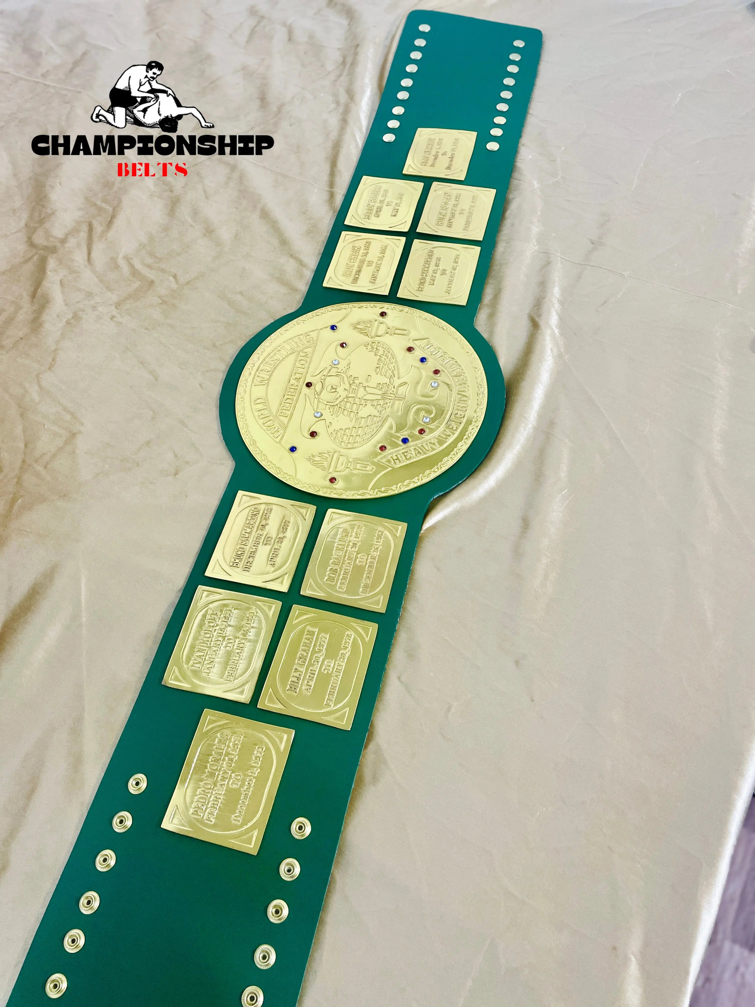 Big Green Heavyweight Wrestling Championship Title Belt ChampionshipBeltUS