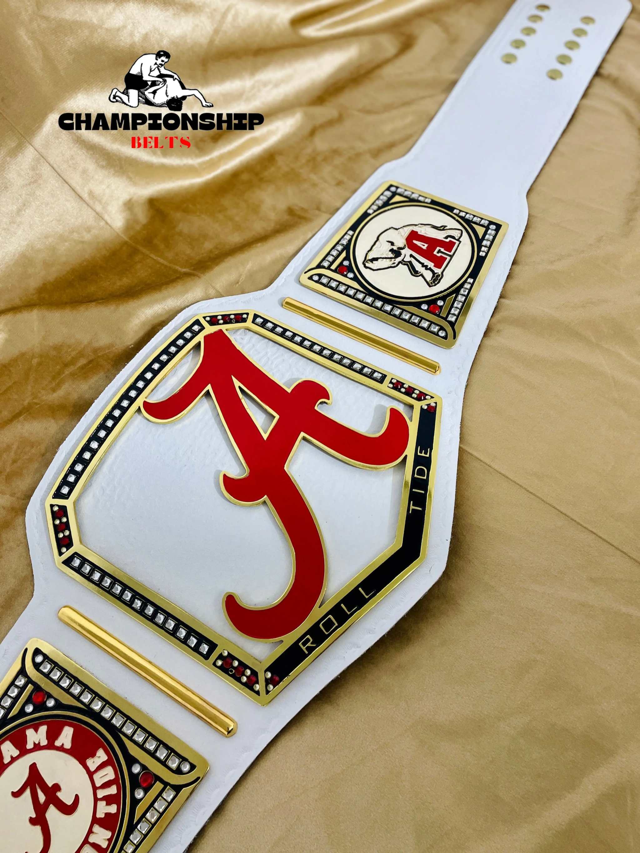 Alabama Crimson Tide WWE Championship Replica Title Belt  ChampionshipbeltUS