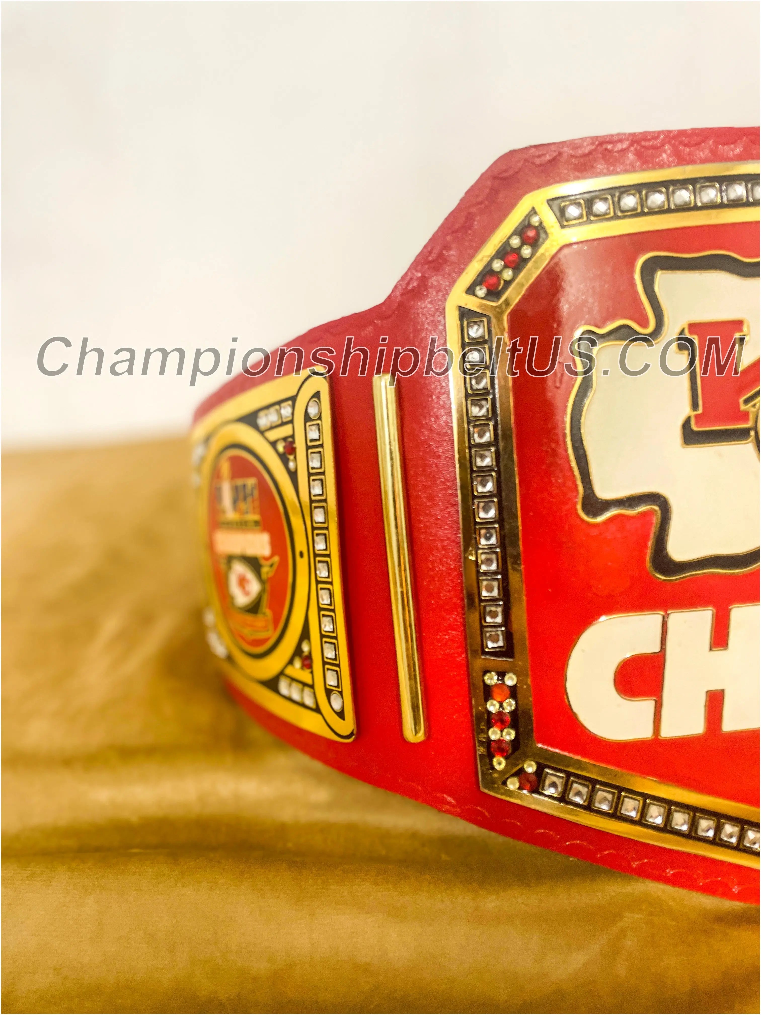 Kansas City Chiefs WWE Legacy Replica Wrestling Title Belt ChampionshipBeltUS
