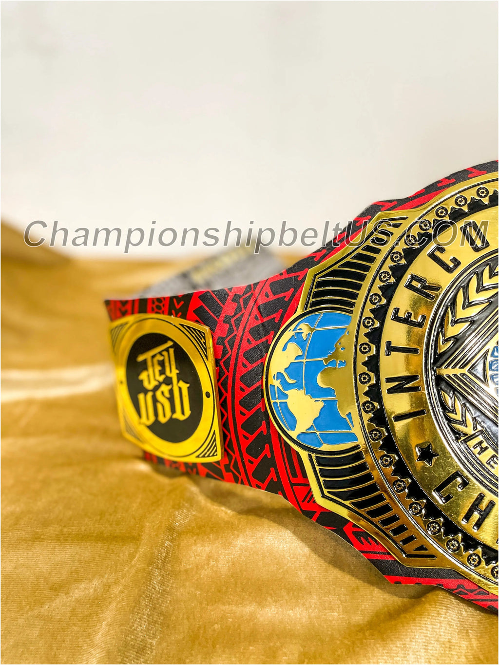 Jay Uso WWE Intercontinental Championship Replica Title Belt