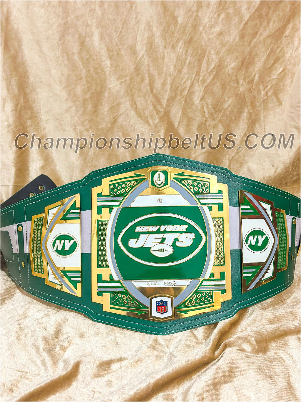 New York Jets Legacy Replica Wrestling Title Belt