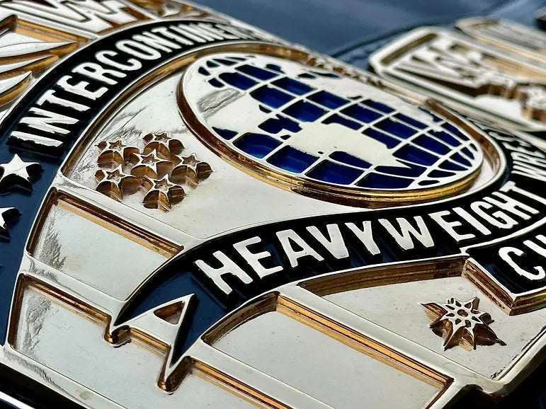 24K GOLD WWF Intercontinental Heavyweight Championship Belt 