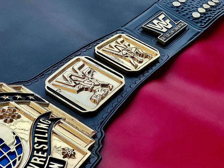 24K GOLD WWF Intercontinental Heavyweight Championship Belt 