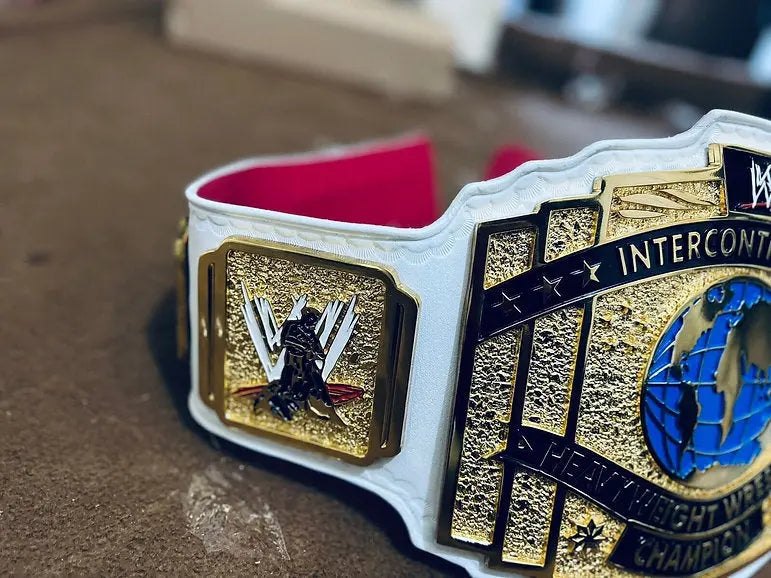 24K Gold Plated CNC Intercontinental Heavyweight Wrestling Belt