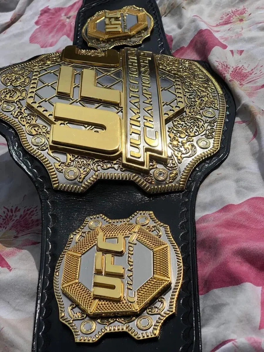 24K Gold UFC Triple Stack CNC Championship Belt