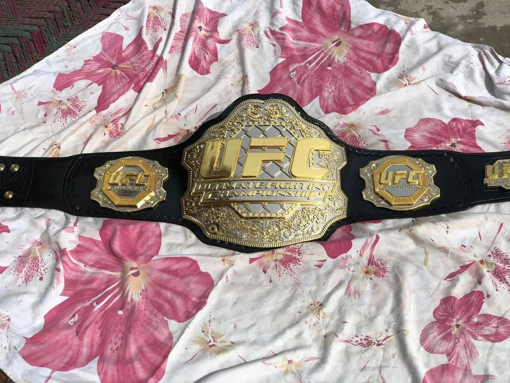 24K Gold UFC Triple Stack CNC Championship Belt