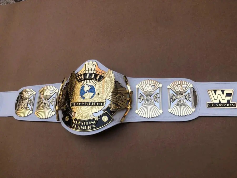 24K Gold WWF White Winged Eagle Dual Plated CNC HD Championship Belt.