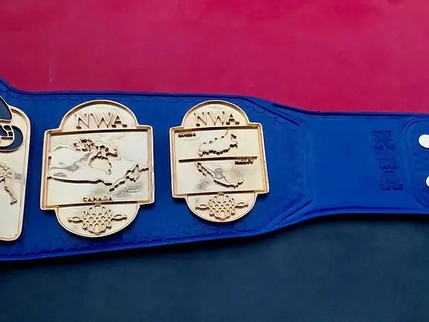 24K Gold NWA Tag Team Heavyweight Championship Belt 
