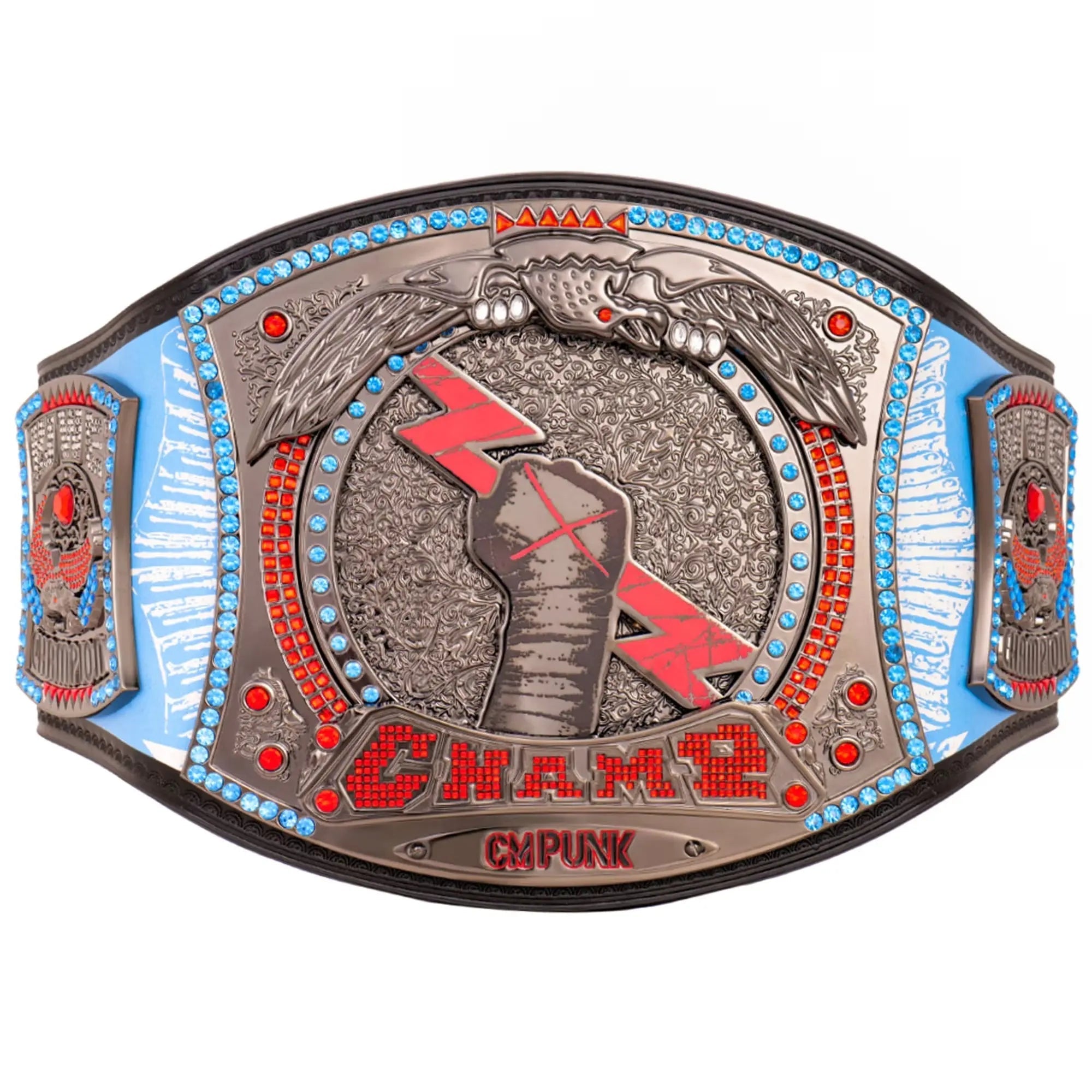 CM Punk 434-Day Record Signature Series Championship Title Belt ChampionshipBeltUS