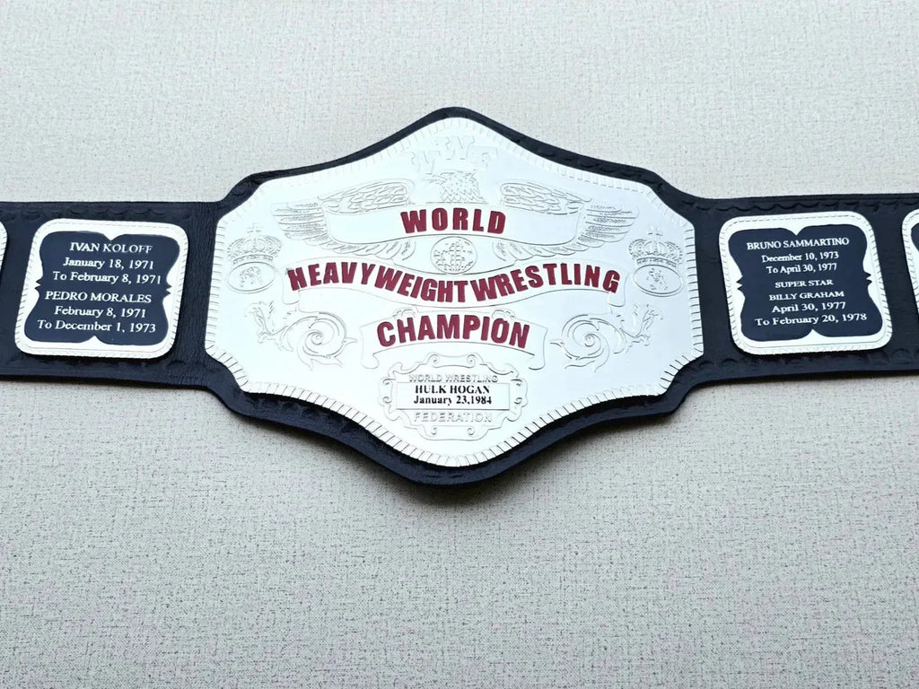Hogan 84 Championship Belt Nickel Plated...!!! ChampionshipBeltUS