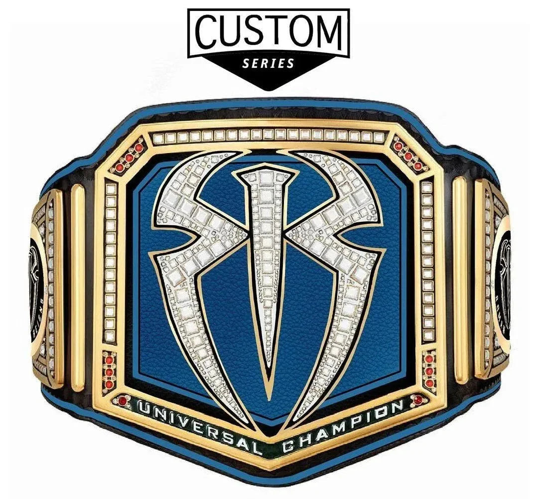 Roman Reigns Custom Signature Series Wrestling Championship Belt Replica ChampionshipBeltUS