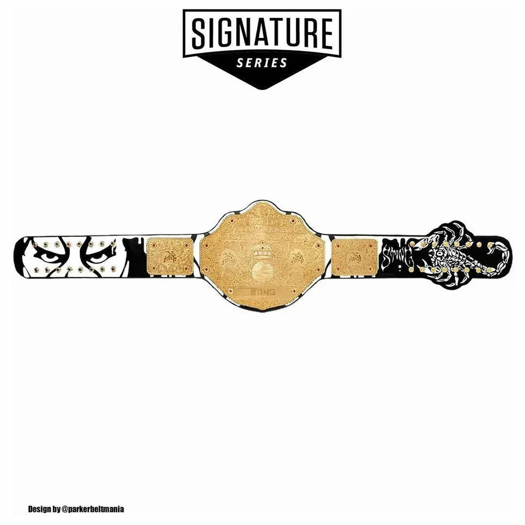 The Icon Sting Custom Series Championship Title Belt ChampionshipBeltUS