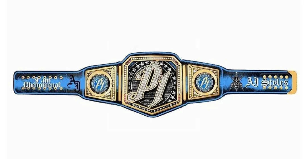 Phenomenal P1 Custom Signature Series Wrestling Championship Belt ChampionshipBeltUS