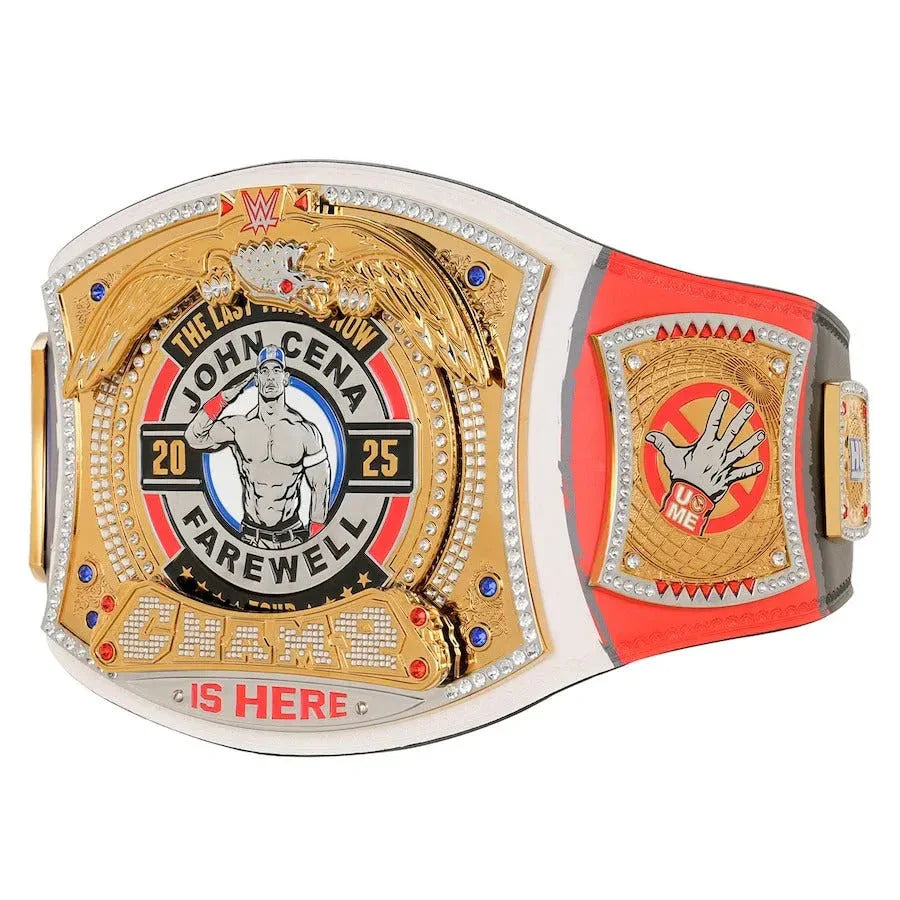John Cena Farewell Tour 2025 Paris Spinner Championship Replica Title Belt ChampionshipBeltUS