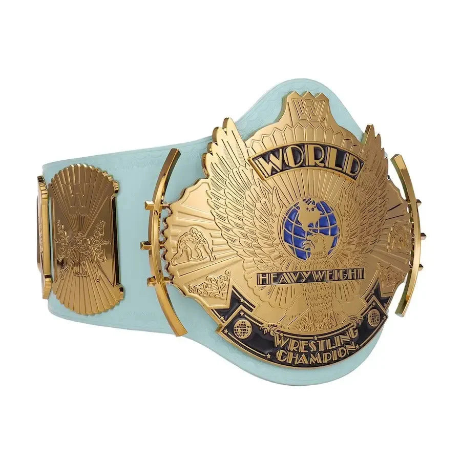 Light Blue WWE Winged Eagle Championship ChampionshipBeltUS