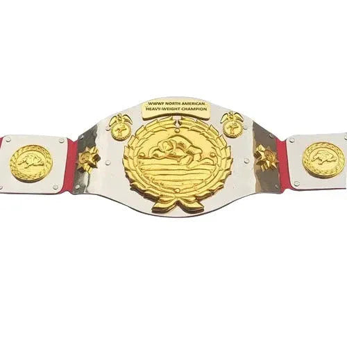 WWWF North American title Heavyweight Wrestling Champion Belt ChampionshipBeltUS