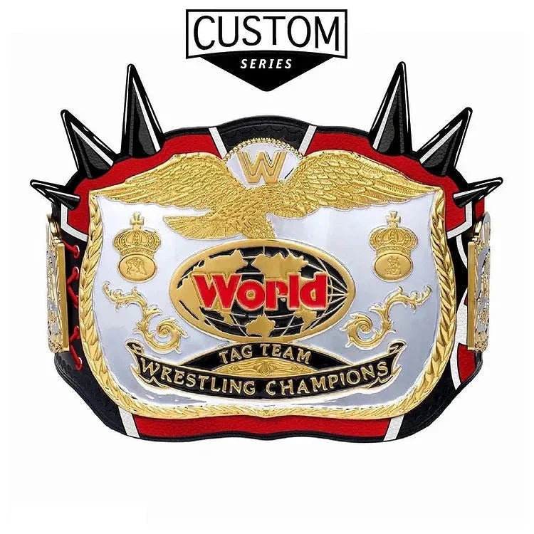 The Legion Of Doom aka the Road WARRIORS Custom Series Tag team Title belt ChampionshipBeltUS