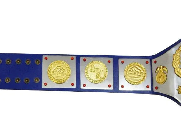 WWWF 82’ Tag Team Championship Old School Trophy Belt Adult Champion ChampionshipBeltUS