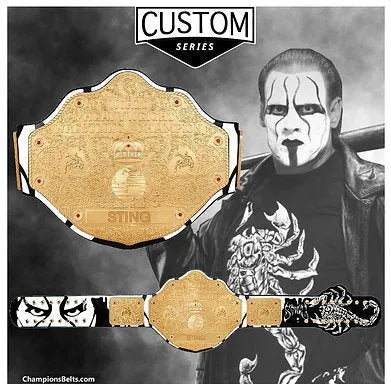The Icon Sting Custom Series Championship Title Belt ChampionshipBeltUS