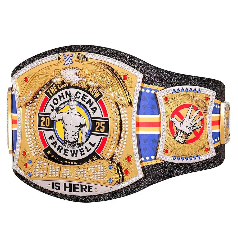 John Cena Farewell Tour 2025 Las Vegas Spinner Championship Replica Title Belt ChampionshipBeltUS