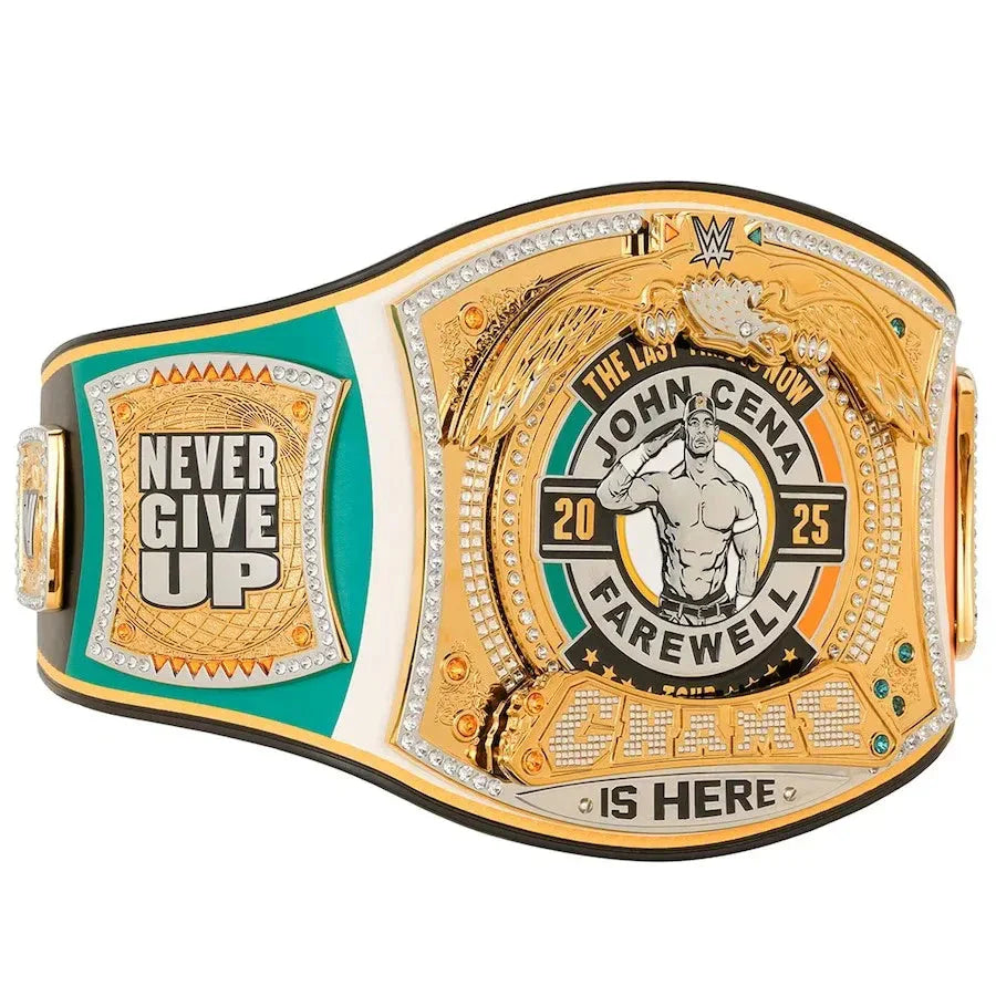 WWE John Cena Farewell 2025 Dublin Spinner Championship Replica Title Belt ChampionshipBeltUS