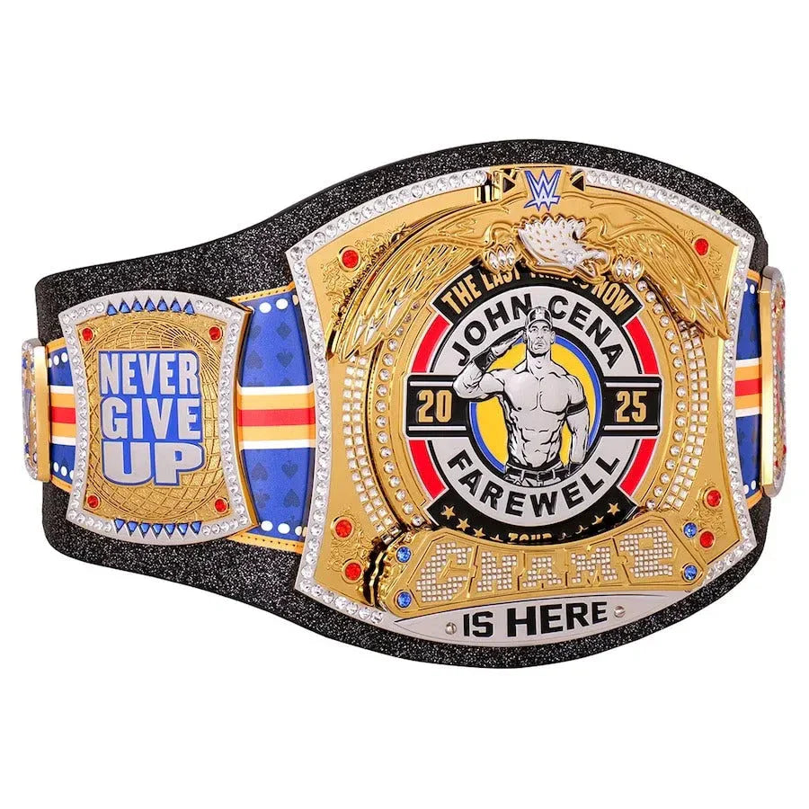 John Cena Farewell Tour 2025 Las Vegas Spinner Championship Replica Title Belt ChampionshipBeltUS